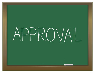 Fototapeta premium Approval word concept.