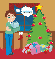 boy dreaming about car