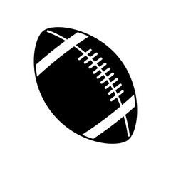 Ball icon. American football sport competition and game theme. Vector illustration