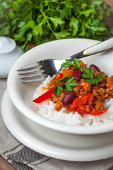 Chilli con carne.