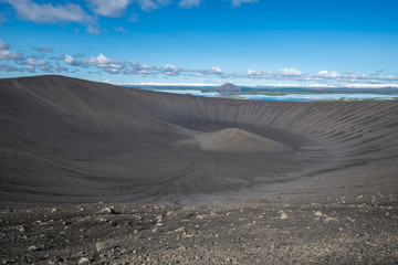 Hverfjall crater in Myvatn area, northern Iceland