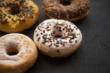 Fototapeta na wymiar Set of donuts