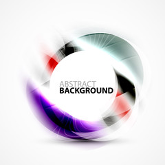 Vector abstract blurred swirl