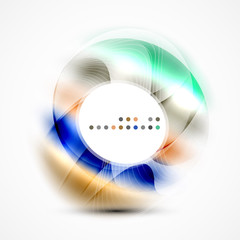 Vector abstract blurred swirl