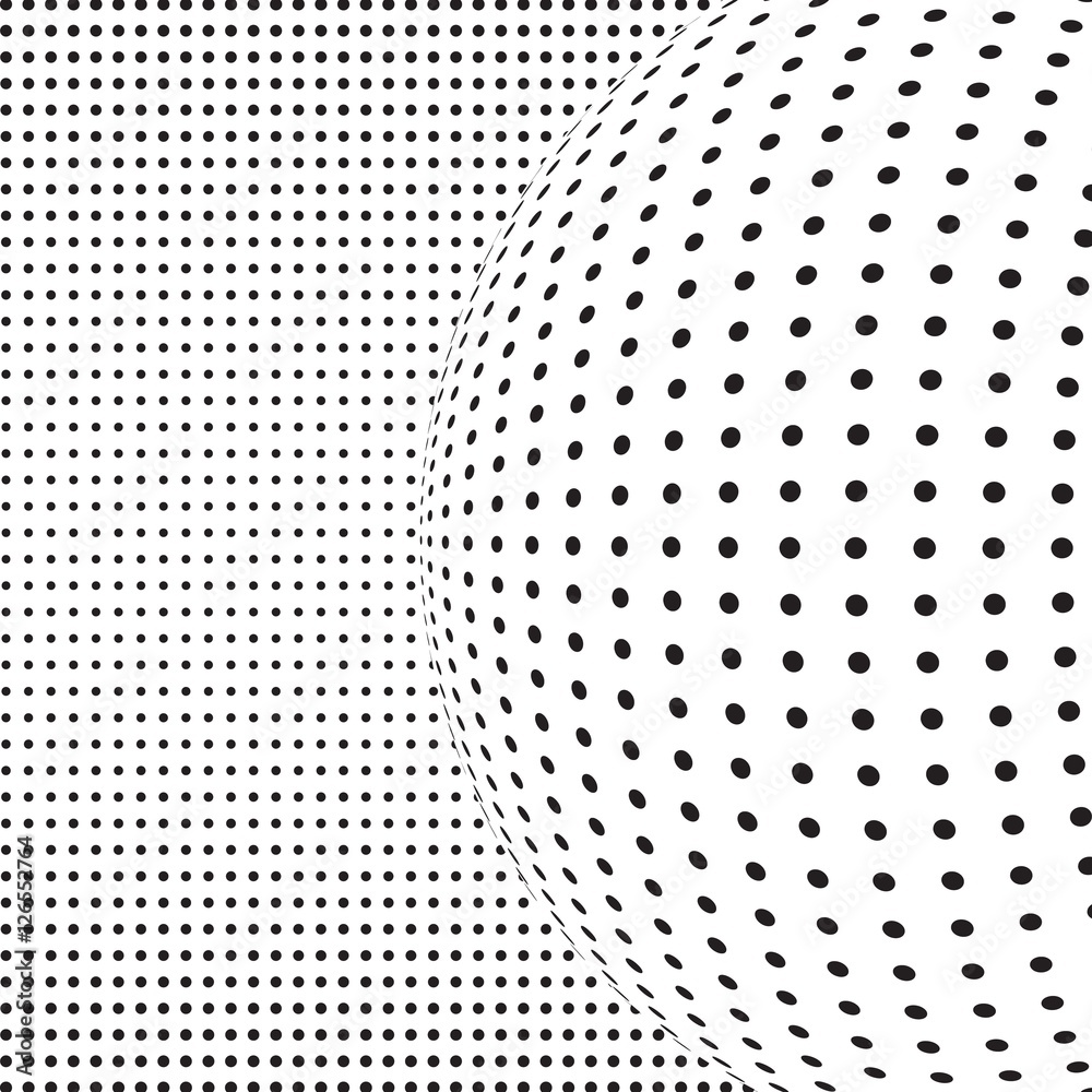 Poster abstract dotted vector