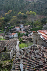 Typical schist homes in Portugal