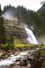 Fototapeta na wymiar Krimmler waterfall in Austria