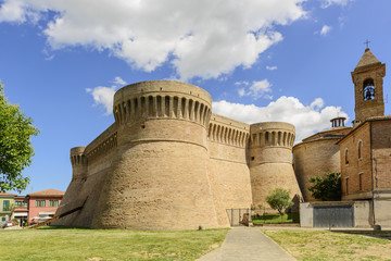 Fototapeta na wymiar Castle Urbisaglia