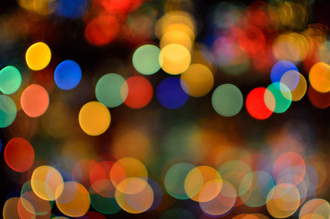 Obraz premium Holiday blurred colorful bokeh background