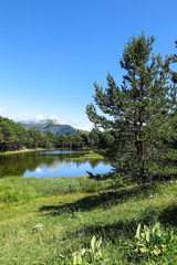Obraz premium Aran valley in the Catalan Pyrenees, Spain