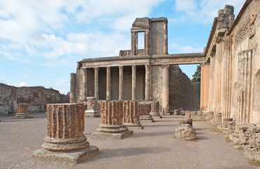The Jupiter Temple in Pompeii © efesenko