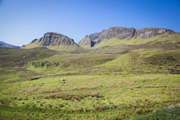 Berglandschaft  am Quiraing, Isle of Skye, Schottland