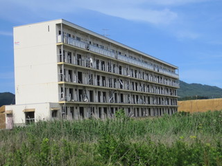 Obraz premium 陸前高田市営住宅（被災した建物）