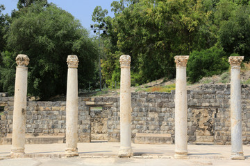Fototapeta premium Roman Cardo in Beit She'an National Park. Israël. 
