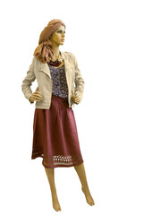 Full-length female mannequin