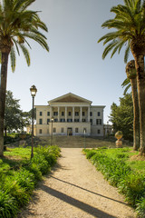 Fototapeta na wymiar Palazzo villa torlonia