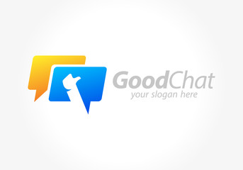 Good Chat logo design