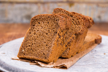 fresh brown bread