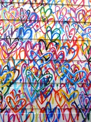 Wall of hearts