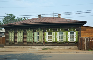 old wooden house