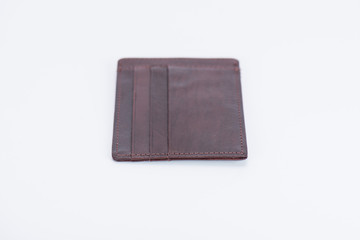 little new wallet dark brown on the studio