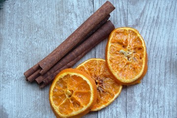 orange and cinnamon