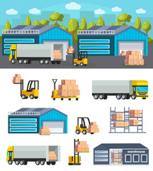 Warehouse Logistics Concept