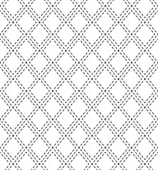 
Vector seamless pattern. Modern stylish texture. Repeated monochrome pattern of rhombuses.
