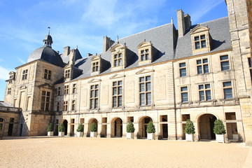 Fototapeta na wymiar Historic Castle Hautefort in France