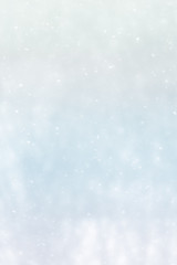 Fototapeta premium Winter blur background with snowflakes