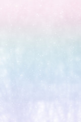 Winter blur background with snowflakes