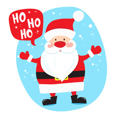 Christmas Santa Claus character ho ho ho 