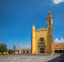Fototapeta na wymiar Saint Gabriel Archangel friary (Convento de San Gabriel) - Cholula, Puebla, Mexico