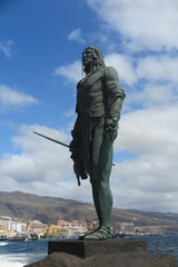 Obraz premium Teneriffa - Candelaria, Mencey Statue