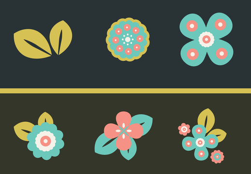 12 Flower Icons