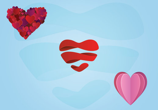 12 Heart Icons