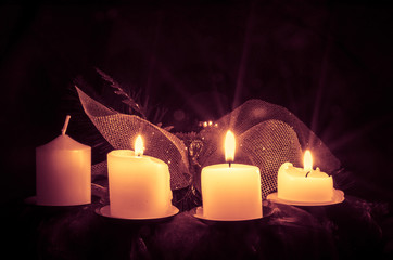 advent candles wreath