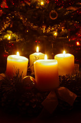 advent and christmas atmosphere