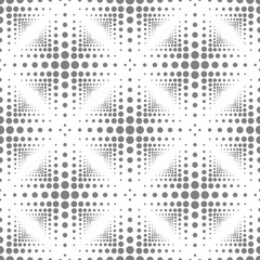 Seamless pattern with circles on a white background.