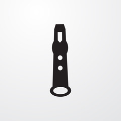 flute icon illustration