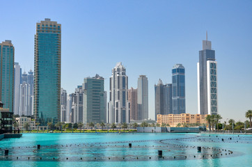 Fototapeta na wymiar Hochhäuser in Dubai