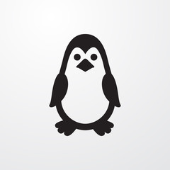 penguin icon illustration