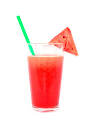 Watermelon Juice Isolated on white