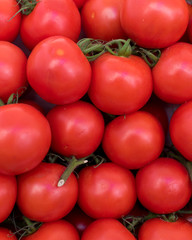 Tomatoes at market
