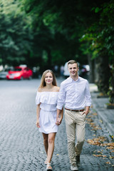 Fototapeta premium Young beautiful couple