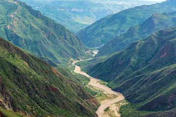 Foto op Plexiglas Canyon Uitzicht op de Chicamocha-kloof