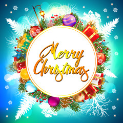 Christmas greeting card.