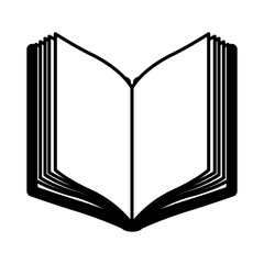 academic book icon over white background. Learning knowledge and library theme. Colorful design. vector illustration