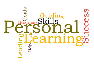 Personal learning word cloud