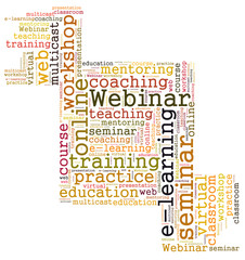 Webinar word cloud